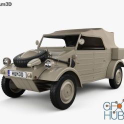 3D model Volkswagen Kubelwagen 1945