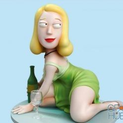 3D model Beth – Rick and Morty – 3D Print