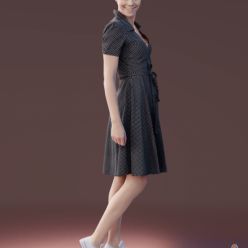 3D model Casual Woman Ina Standing