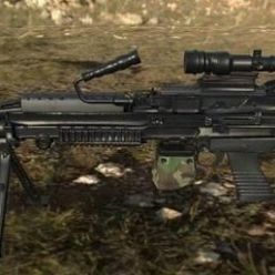 3D model M249 Machine Gun