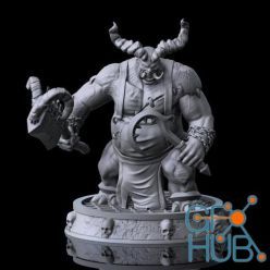 3D model Butcher Figure - Diablo – 3D Print