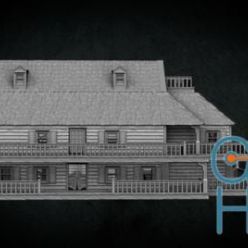 3D model ﻿Western Saloon – 3D Print