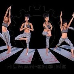 3D model Human Engine - Yoga 001 Bundle (max, fbx)