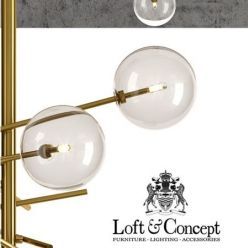 3D model Chandelier Bolle hanging lamp Gallotti & Radice