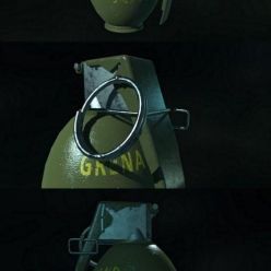 3D model M26 grenade PBR