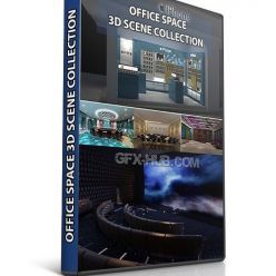 3D model OFFICE SPACE 3D-SCENES COLLECTION