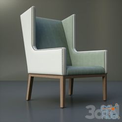 3D model Armchair classic style