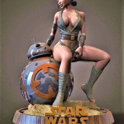 3D model Rey Star Wars – 3D Print