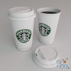 3D model Starbucks cup
