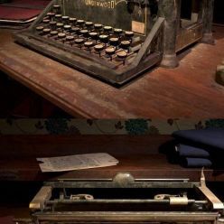 3D model Vintage Underwood Typewriter PBR
