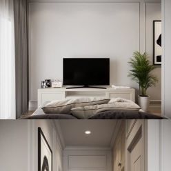3D model Modern Style Bedroom 563