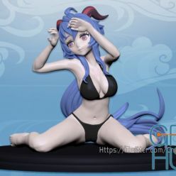 3D model Ganyu Bikini - Genshin Impact