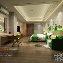 3D model Hotel suites A006