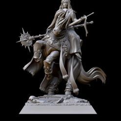 3D model Damsel on Unicorn – 3D Print