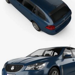 3D model Holden Commodore Evoke sportwagon 2013