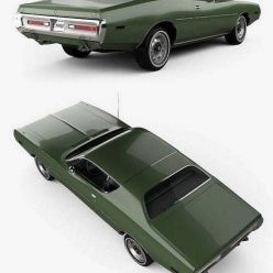 3D model Dodge Charger 1972 car