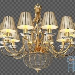 3D model Italian chandeliers - Osgona style Art Deco