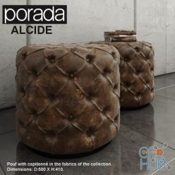 3D model Porada Alcide pouf