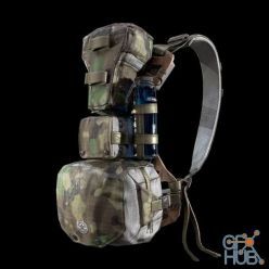 3D model Modular Backpack PBR