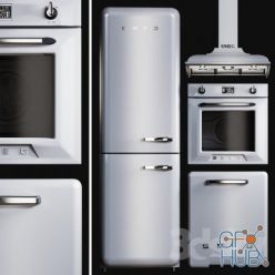 3D model Kitchen Appliances Smeg Victoria