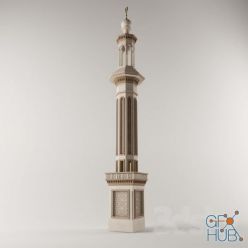 3D model Minaret (max)