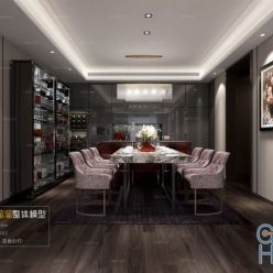 3D model Restaurant kitchen B015