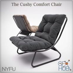 3D model Cushy-Comfort Armchair