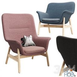 3D model Wedbu IKEA armchair