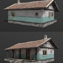 3D model Old Country House PBR