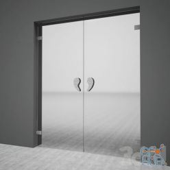 3D model Door for cafe