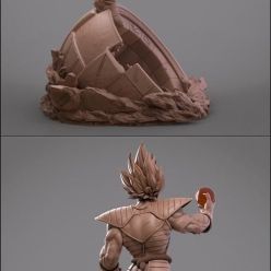 3D model Vegeta Cristal – 3D Print