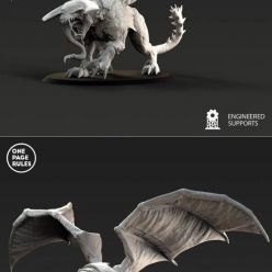 3D model One Page Rules - Beastmen Slimey Beast – 3D Print