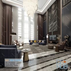 3D model 3D66 – Living room – Interior 3D Scenes Collection 2019