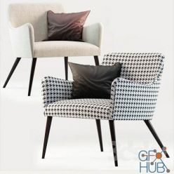 3D model Roxy armchair by Comax Australia
