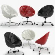 3D model Swiver office chair Nido