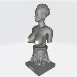 3D model Female Sci-Fi Bust – 3D Print