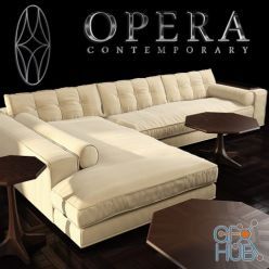 3D model Sofas and tables Opera MAVRA
