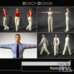 3D model DOSCH 3D – Humans V1