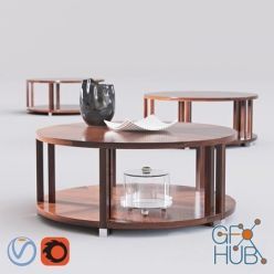 3D model Bolier Atelier Round Cocktail Table