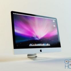 3D model Apple iMac monitor