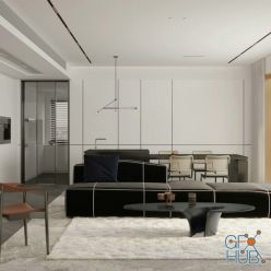 3D model Living room set 30