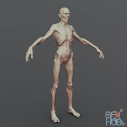 3D model Zombie Zbrush Sculpt