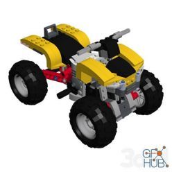3D model Lego 31022 Turbo Quad [A]