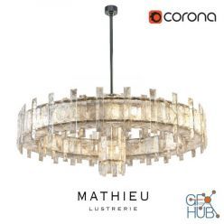 3D model Regis Mathieu Lustrerie Saturne chandelier