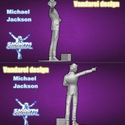 3D model Michael Jackson Smooth Criminal – 3D Print