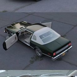 3D model Plymouth Volare Coupe 1976