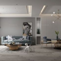 3D model Modern Style Interior 039