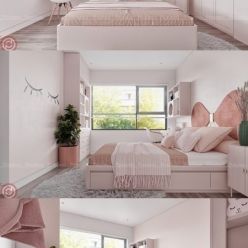 3D model Interior Children Room 23 By Phan Thanh Duong