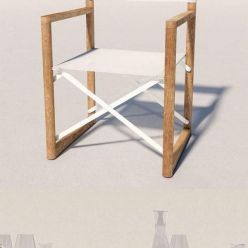 3D model Harbor Outdoor collect and Zara Home table setting