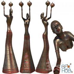 3D model Afrikanka